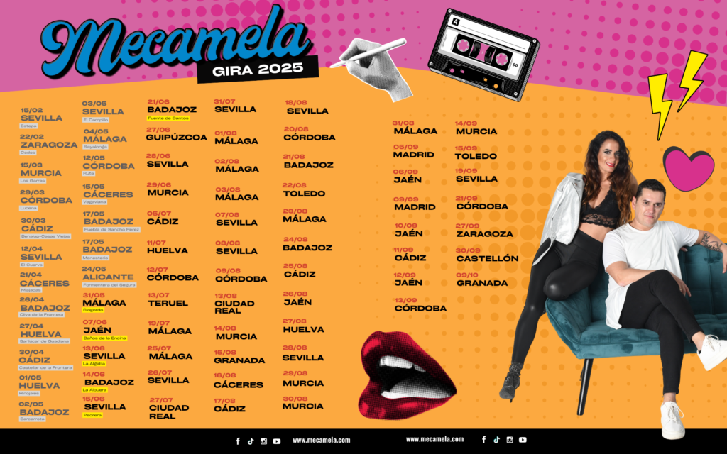 Gira mecamela 2025